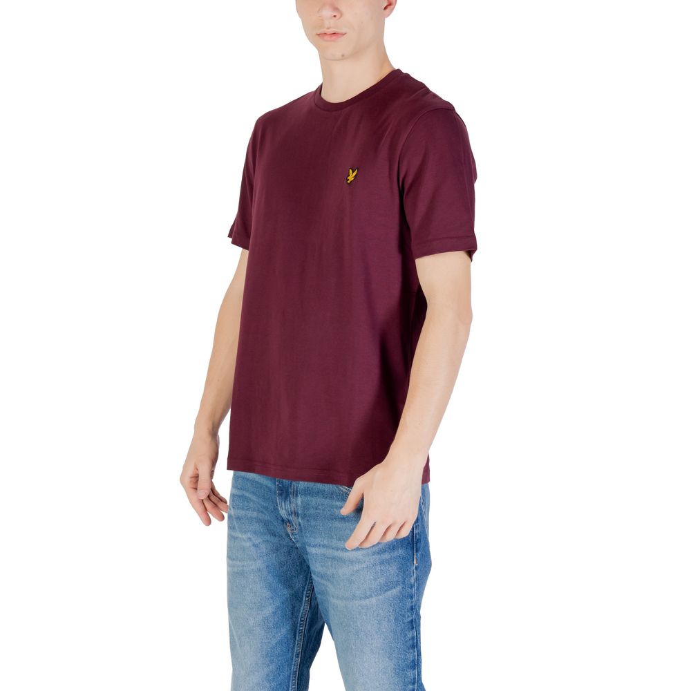 Lyle & Scott Bordeaux Cotton T-Shirt | Regal Royce