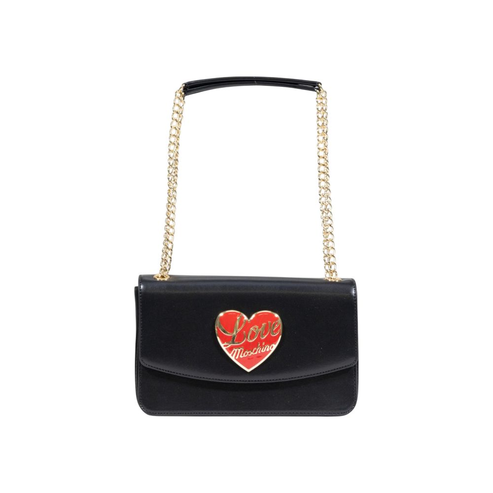 Love Moschino Black Polyethylene Handbag | Regal Royce