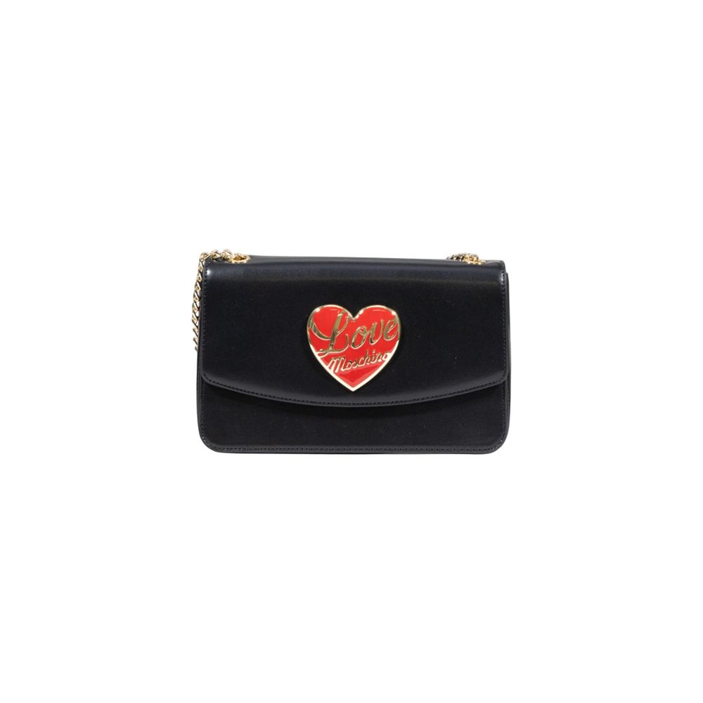Love Moschino Black Polyethylene Handbag | Regal Royce