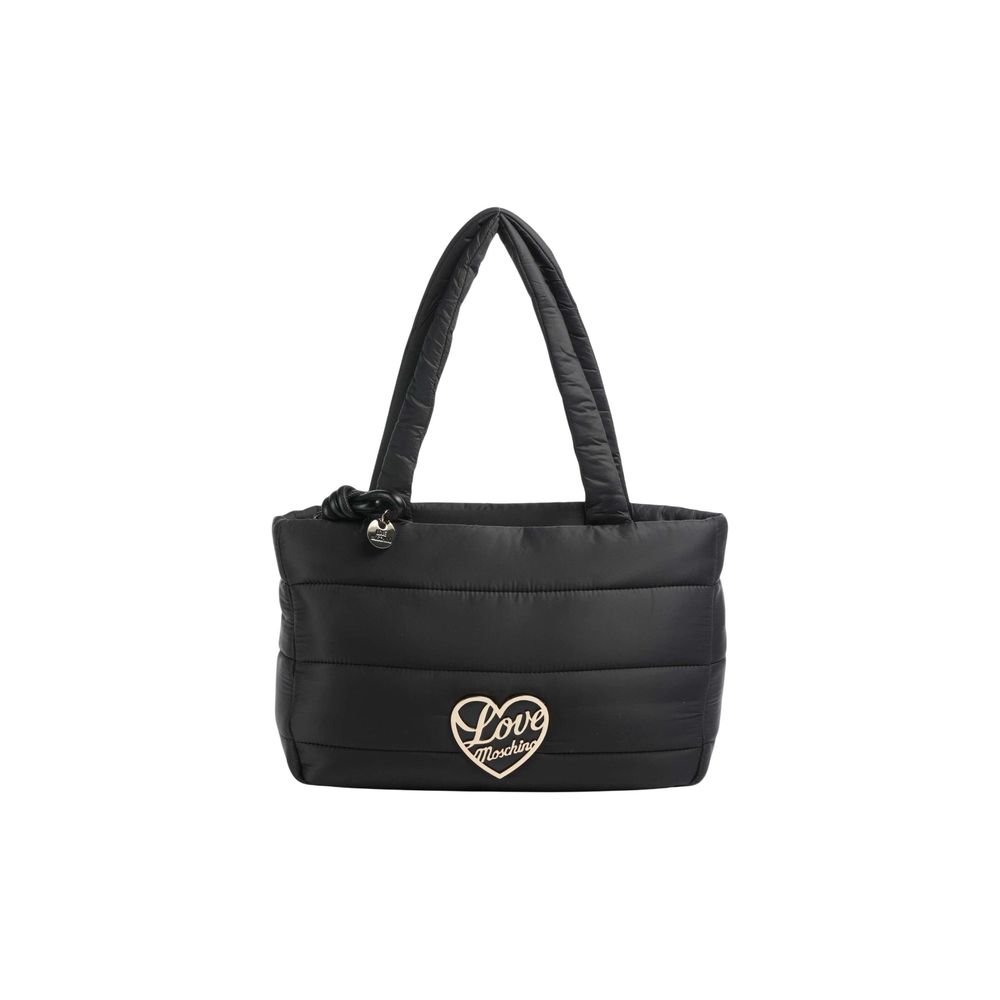 Love Moschino Black Nylon Handbag | Regal Royce