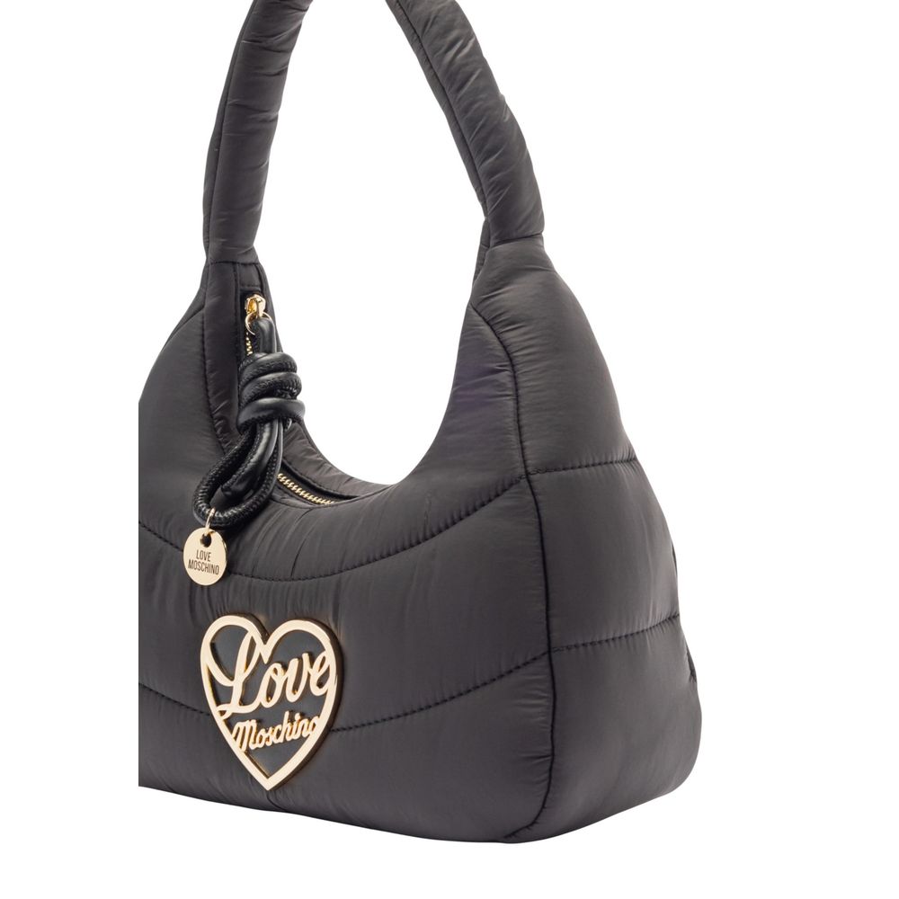 Love Moschino Black Nylon Handbag | Regal Royce