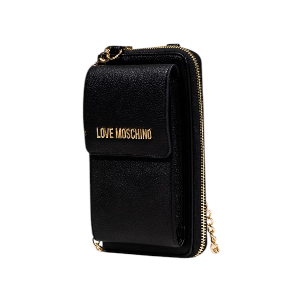 Love Moschino Black Polyethylene Wallet | Regal Royce