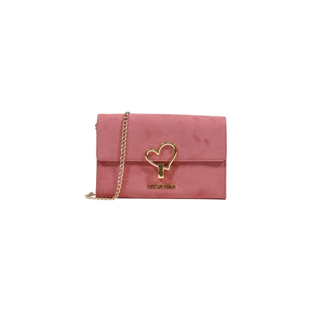 Love Moschino Pink Polyethylene Handbag | Regal Royce