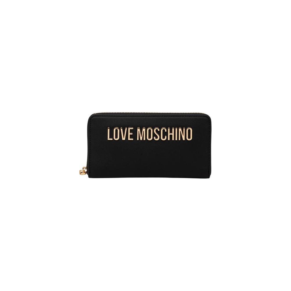 Love Moschino Black Polyethylene Wallet | Regal Royce