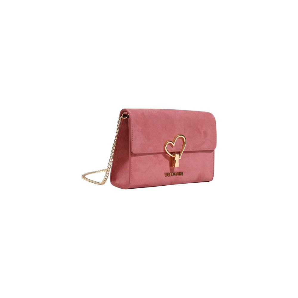 Love Moschino Pink Polyethylene Handbag | Regal Royce