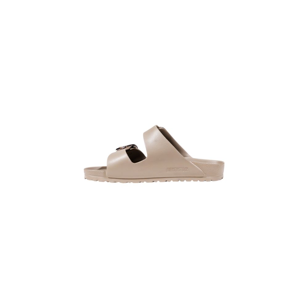 Birkenstock Beige Synthetic Flat Sandals | Regal Royce
