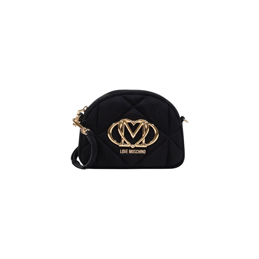 Love Moschino Black Suede Leather Handbag | Regal Royce