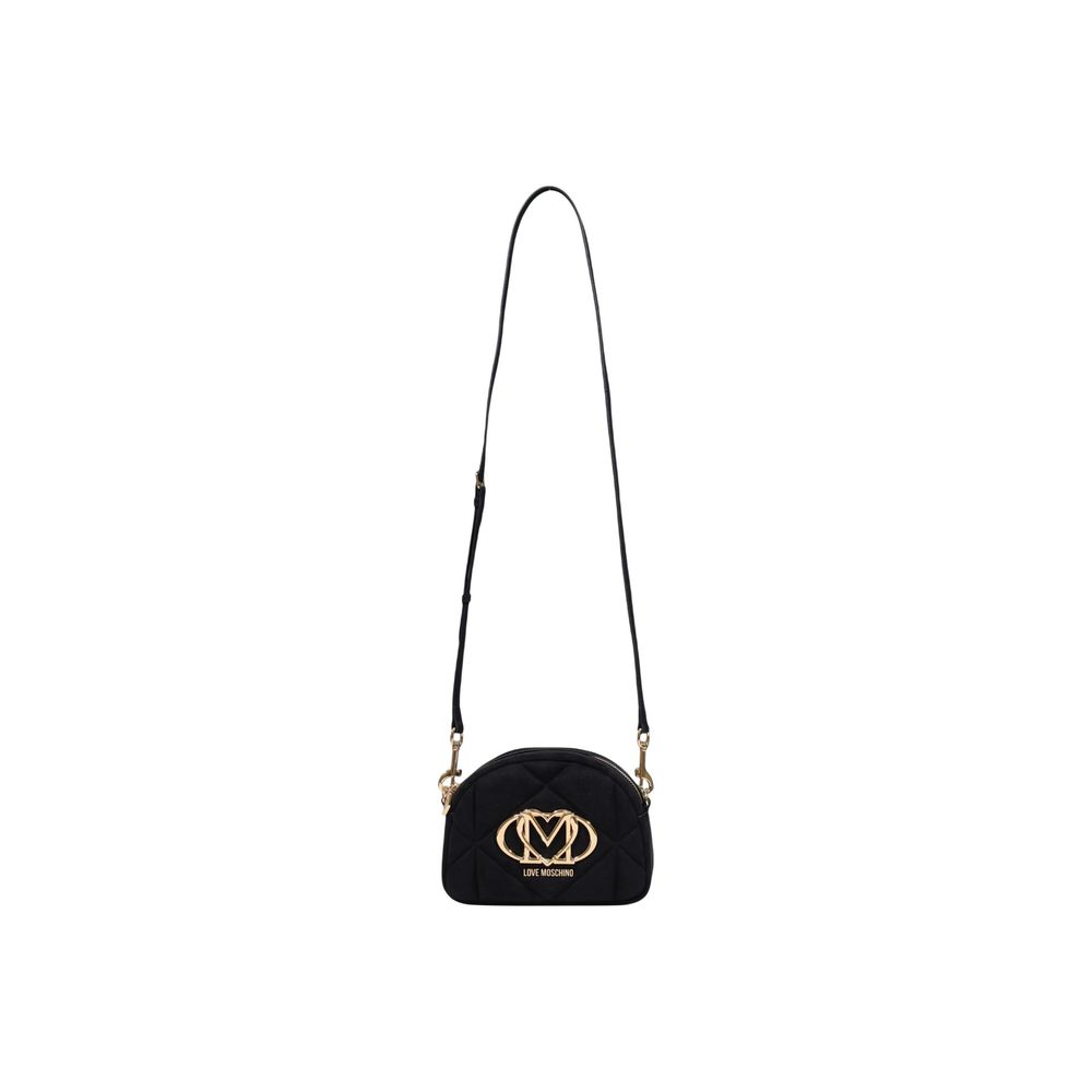 Love Moschino Black Suede Leather Handbag | Regal Royce