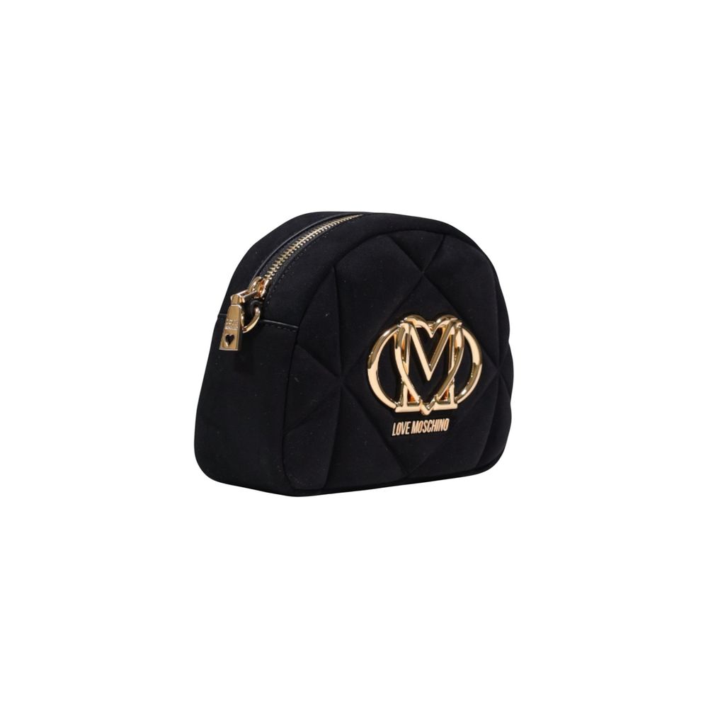 Love Moschino Black Suede Leather Handbag | Regal Royce
