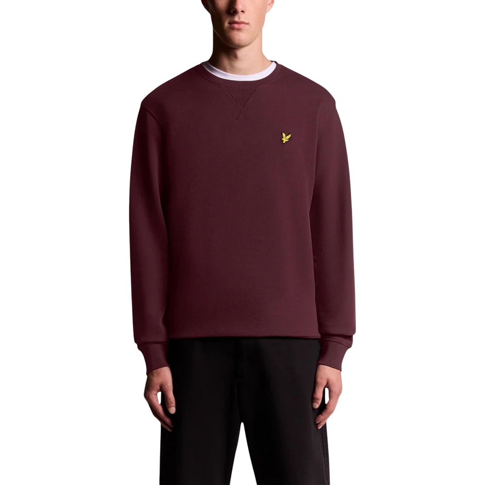 Lyle & Scott Bordeaux Cotton Sweatshirt | Regal Royce