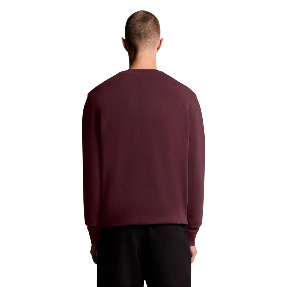 Lyle & Scott Bordeaux Cotton Sweatshirt | Regal Royce