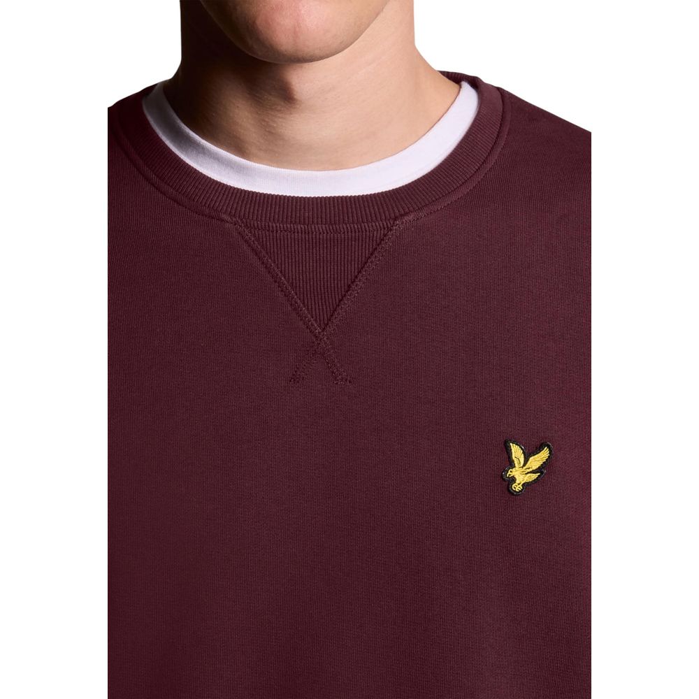 Lyle & Scott Bordeaux Cotton Sweatshirt | Regal Royce