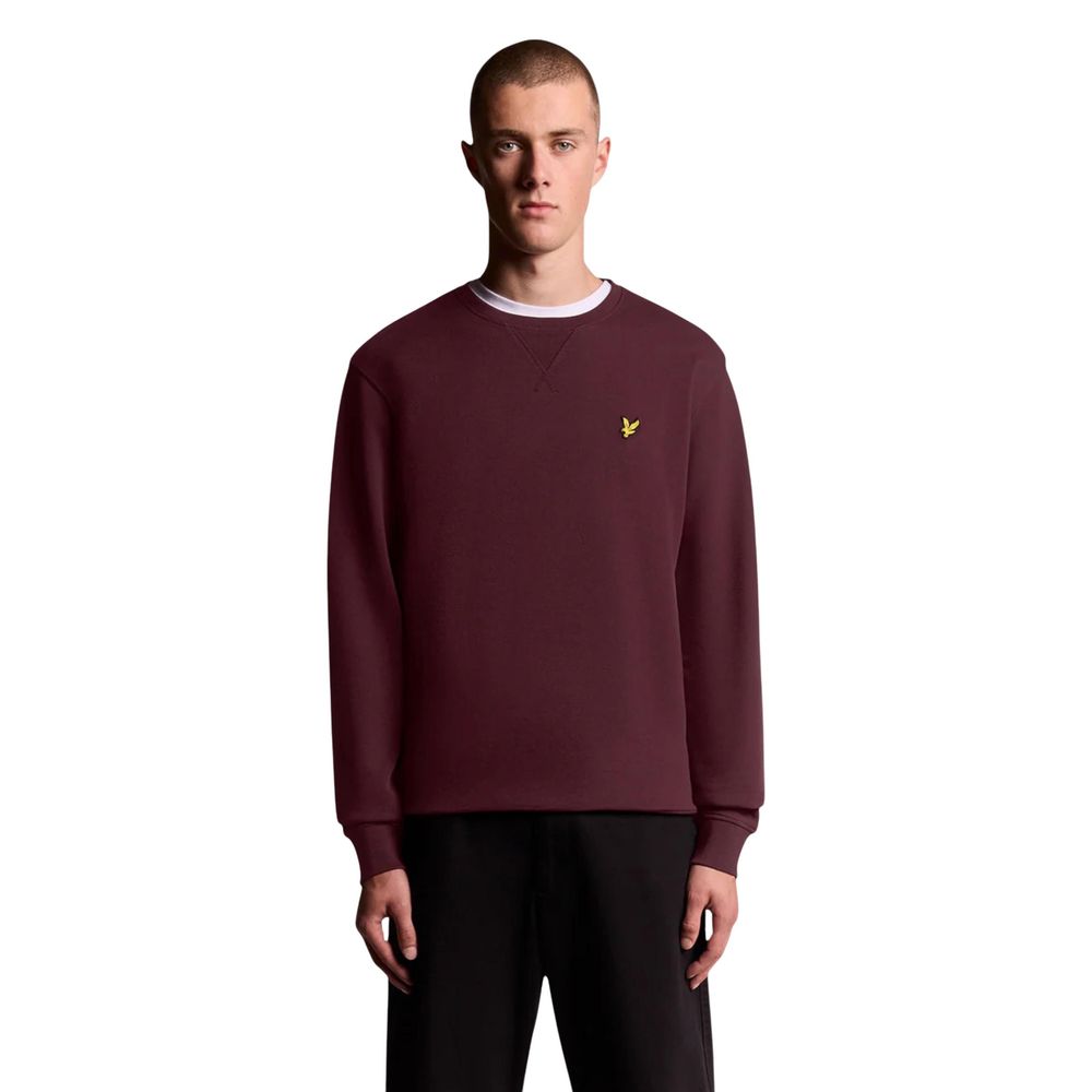 Lyle & Scott Bordeaux Cotton Sweatshirt | Regal Royce