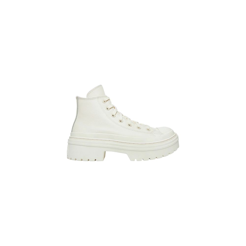 Converse White Recycled Leather High Heel Pumps | Regal Royce