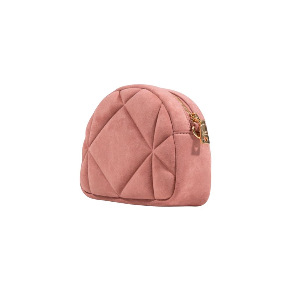 Love Moschino Pink Suede Leather Handbag | Regal Royce