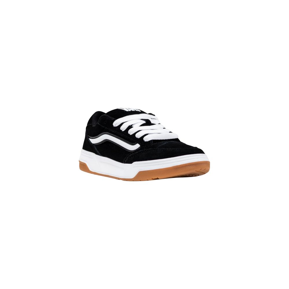 Vans Black And White Suede Leather Low Top Sneakers | Regal Royce