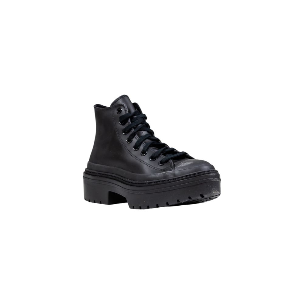 Converse Black Leather Ankle Boots | Regal Royce
