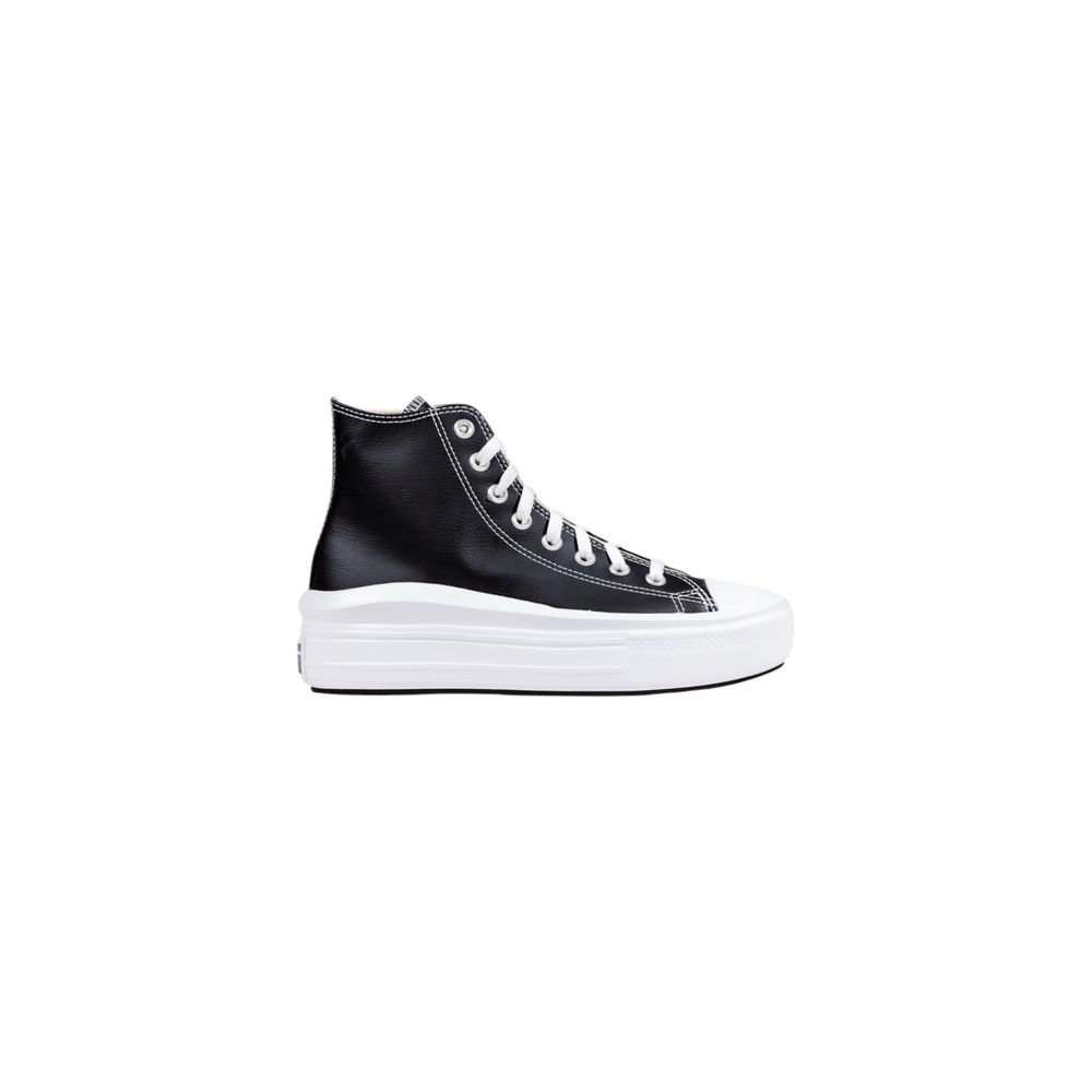 Converse Black Synthetic Platform Sneakers | Regal Royce