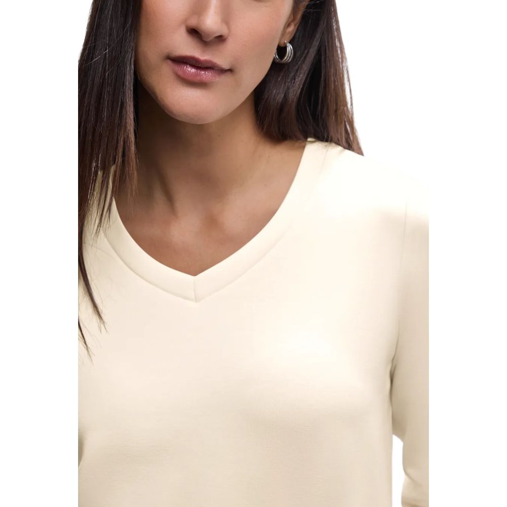 Street One Beige Modal Sweatshirt | Regal Royce