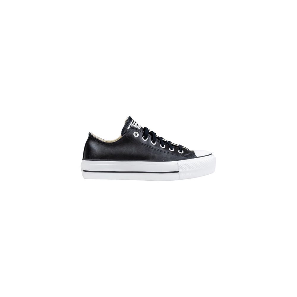 Converse Black Leather Low Top Sneakers | Regal Royce