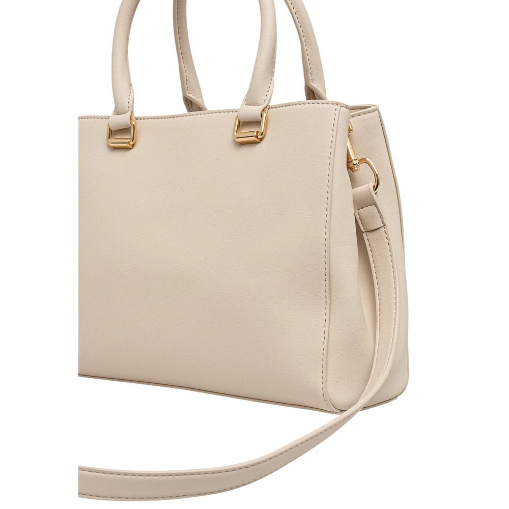 Love Moschino Beige Polyethylene Handbag | Regal Royce