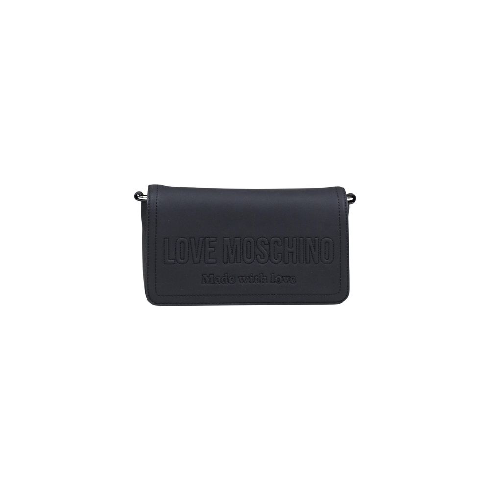 Love Moschino Black Polyethylene Handbag | Regal Royce