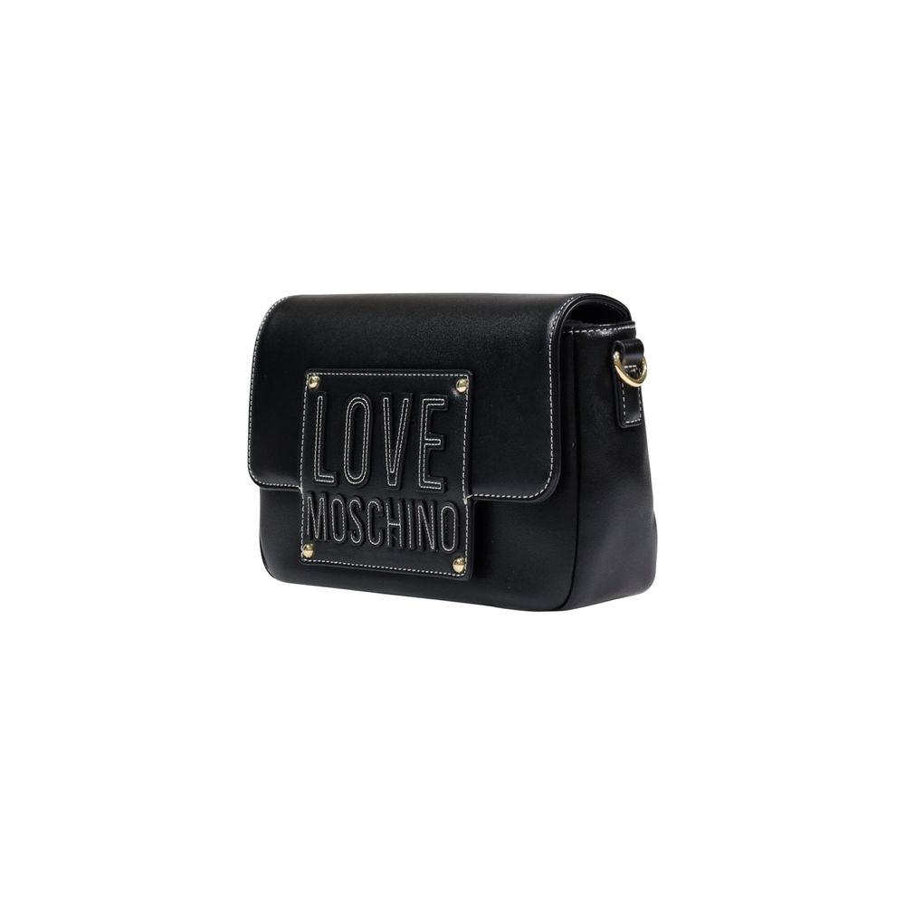 Love Moschino Black Polyethylene Handbag | Regal Royce