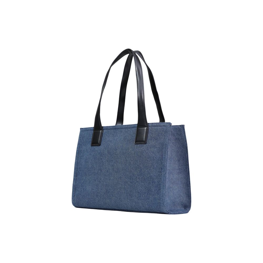 Love Moschino Blue Cotton Handbag | Regal Royce