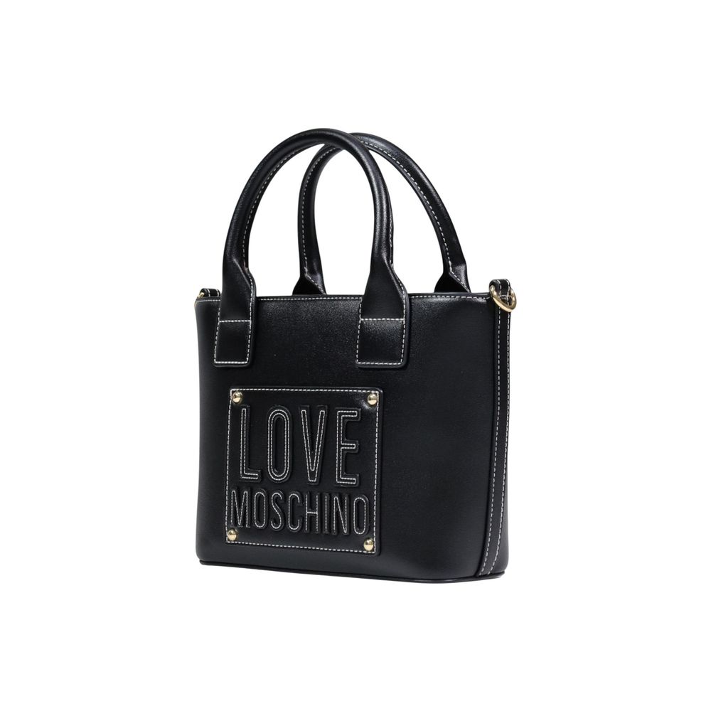 Love Moschino Black Polyethylene Handbag | Regal Royce