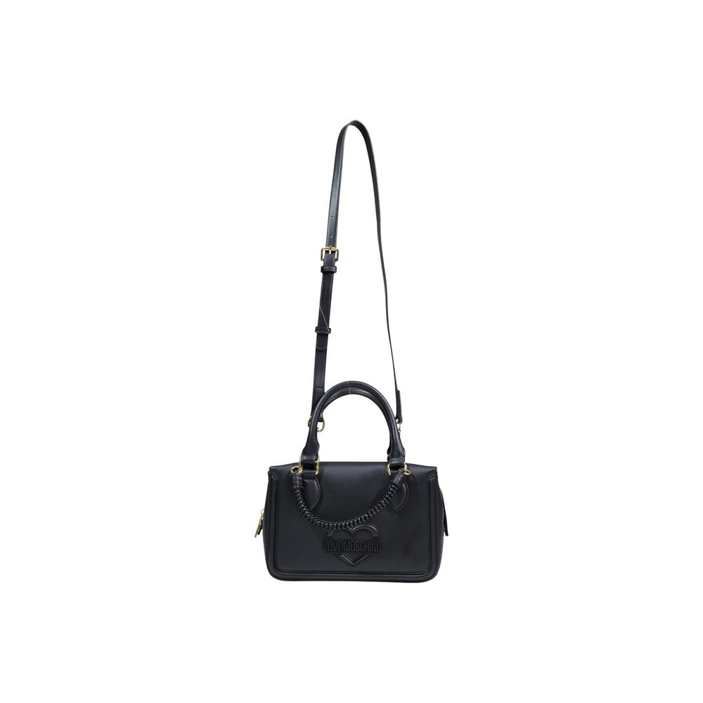 Love Moschino Black Polyethylene Handbag | Regal Royce