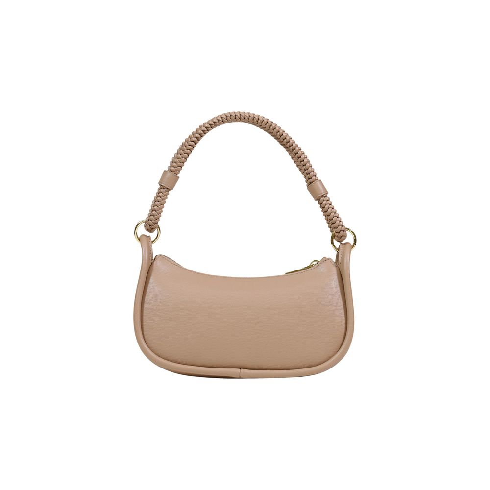 Love Moschino Beige Polyethylene Handbag | Regal Royce