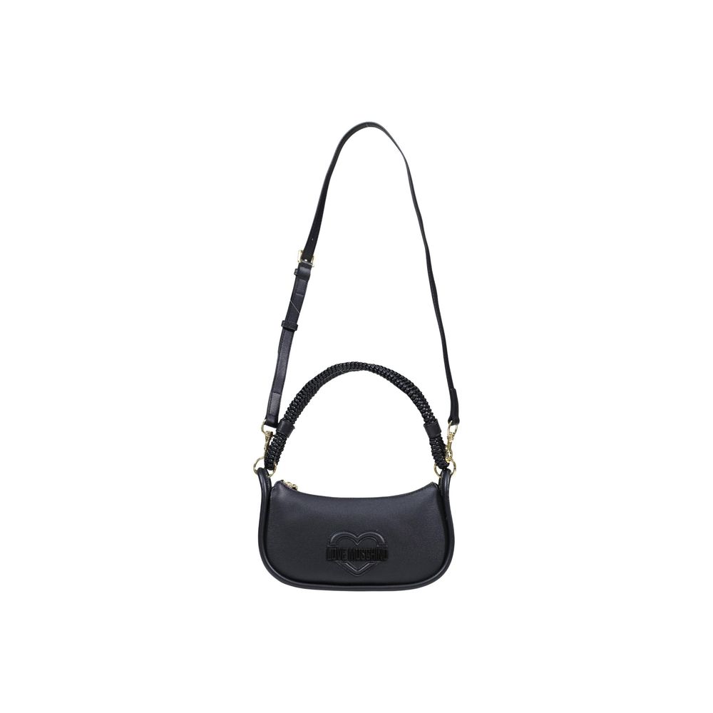 Love Moschino Black Polyethylene Handbag | Regal Royce