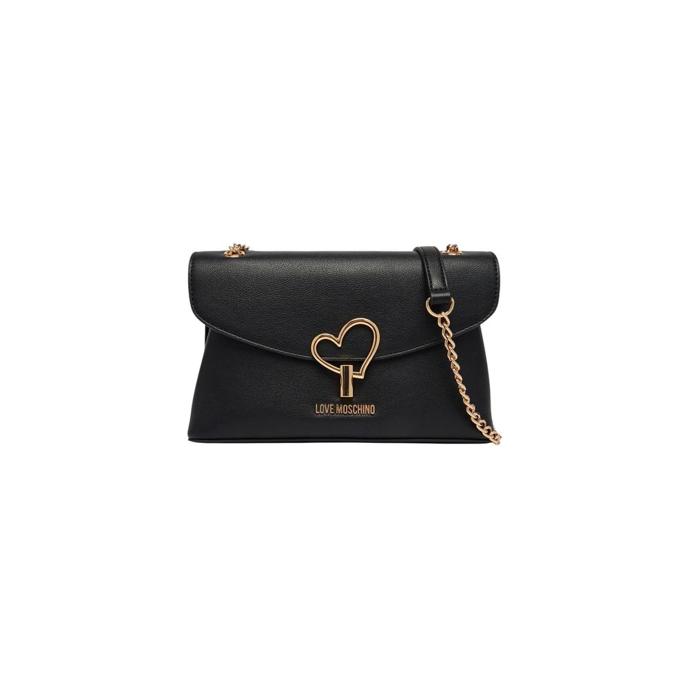 Love Moschino Black Polyethylene Handbag | Regal Royce