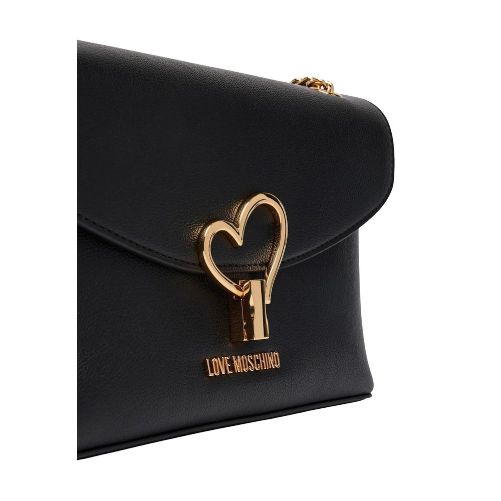 Love Moschino Black Polyethylene Handbag | Regal Royce