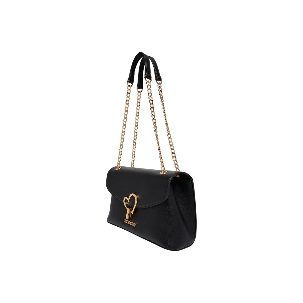 Love Moschino Black Polyethylene Handbag | Regal Royce