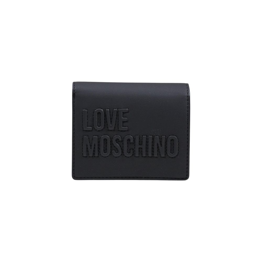 Love Moschino Black Polyethylene Wallet | Regal Royce