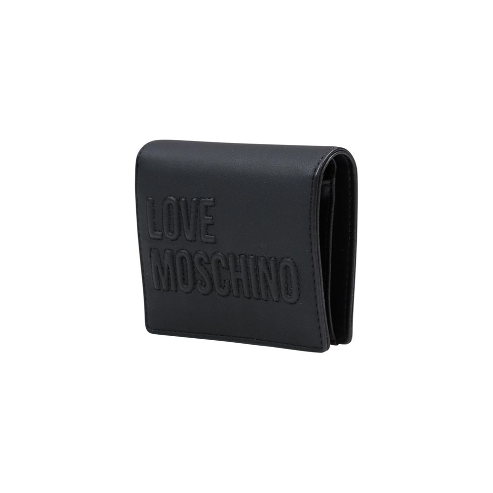 Love Moschino Black Polyethylene Wallet | Regal Royce