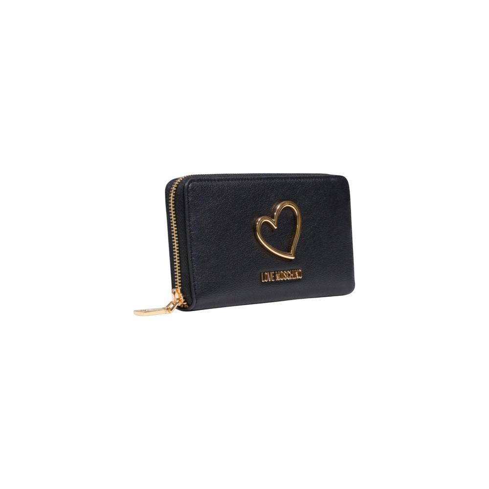 Love Moschino Black Polyethylene Wallet | Regal Royce