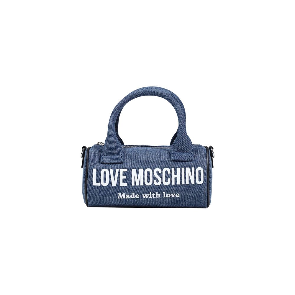Love Moschino Blue Cotton Handbag | Regal Royce
