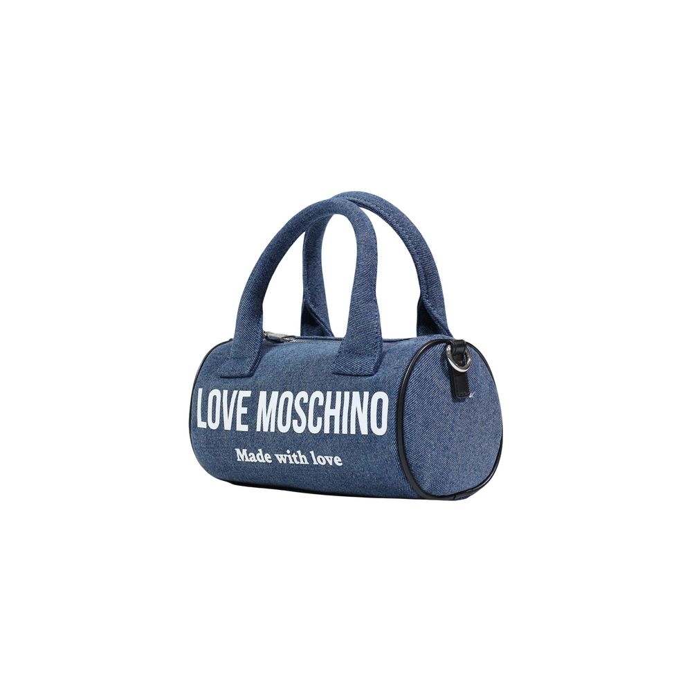 Love Moschino Blue Cotton Handbag | Regal Royce