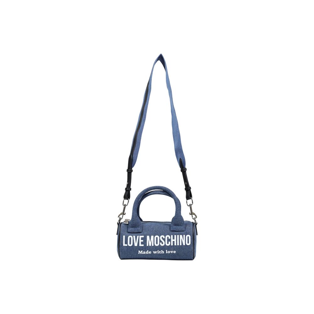 Love Moschino Blue Cotton Handbag | Regal Royce