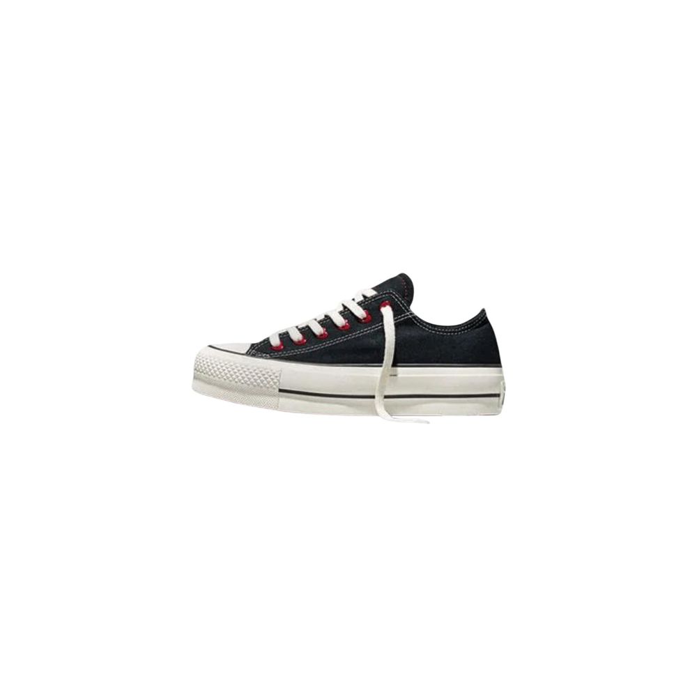 Converse Black Fabric Platform Sneakers | Regal Royce