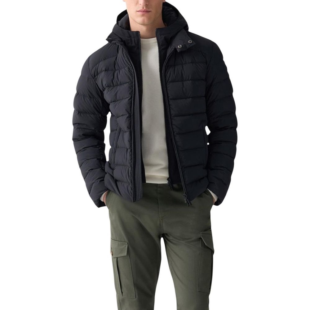 Colmar Originals Black Polyamide Coat | Regal Royce