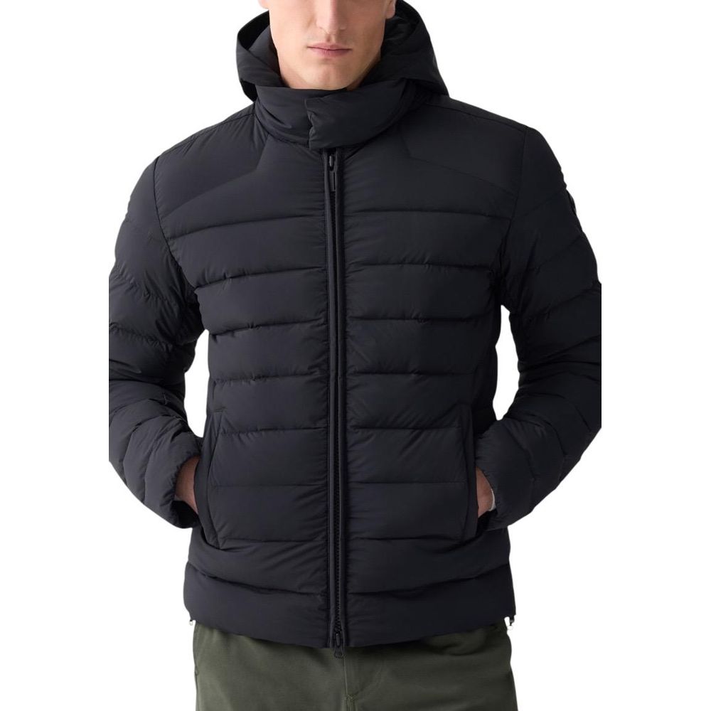 Colmar Originals Black Polyamide Coat | Regal Royce