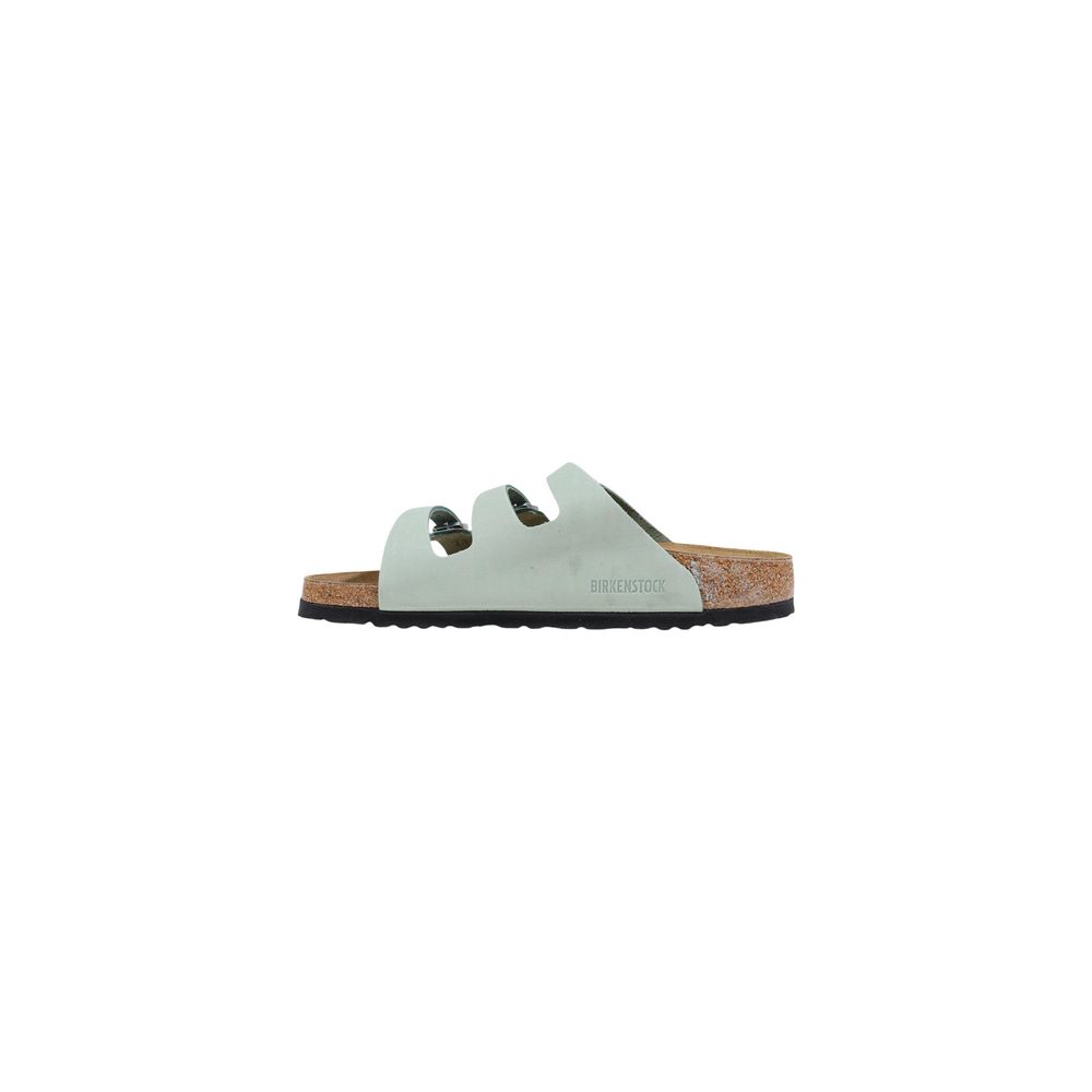 Birkenstock Green Leather Flat Sandals | Regal Royce