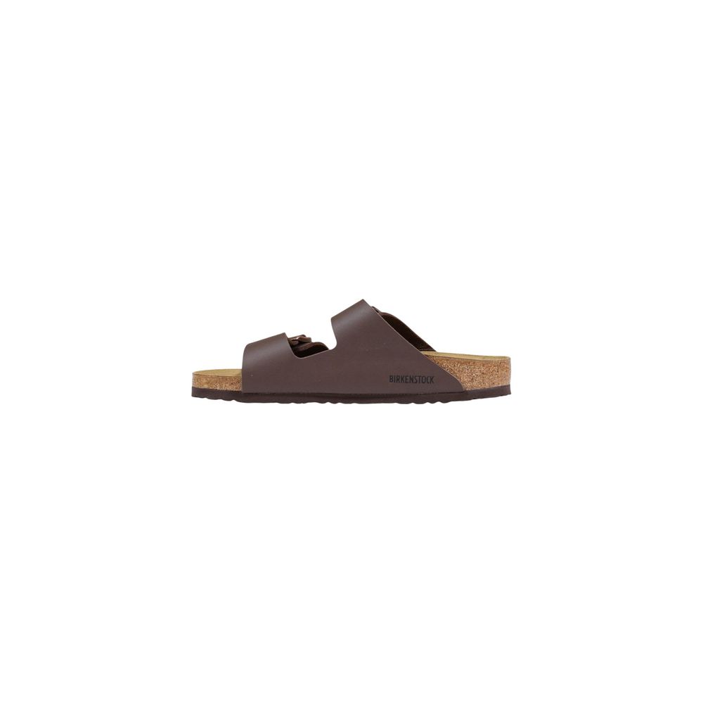 Birkenstock Brown Synthetic Flat Sandals | Regal Royce