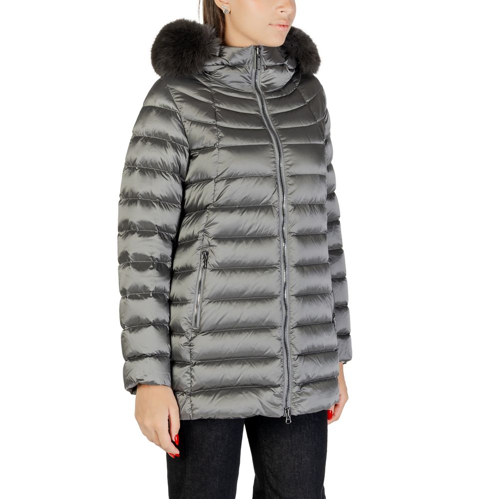 Colmar Originals Gray Polyamide Coat | Regal Royce