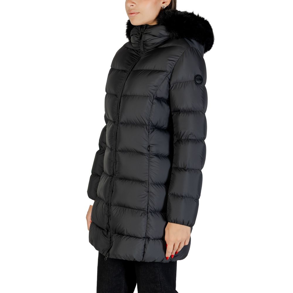 Colmar Originals Black Polyester Coat | Regal Royce