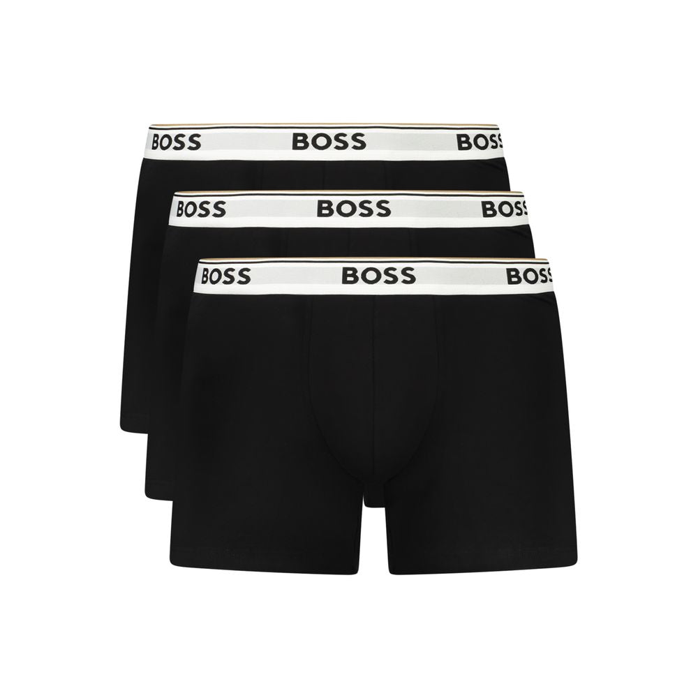 Hugo Boss Black Cotton Men Boxer | Regal Royce