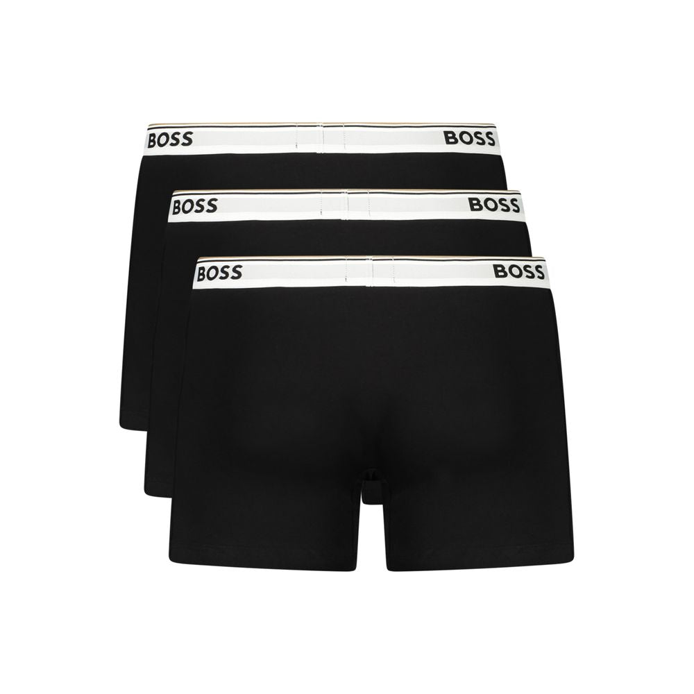 Hugo Boss Black Cotton Men Boxer | Regal Royce